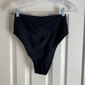 Aerie Black High Waisted Bikini Bottom
